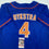 Autographed/Signed Lenny Dykstra 86 WS Champs New York Blue Baseball Jersey JSA COA