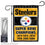 WinCraft Steelers 6 Time Champions Garden Flag and Stand Pole Holder Mount - Sports Collectibles, Sports Memorabilia, Sports Fan Shop, Sports Gifts