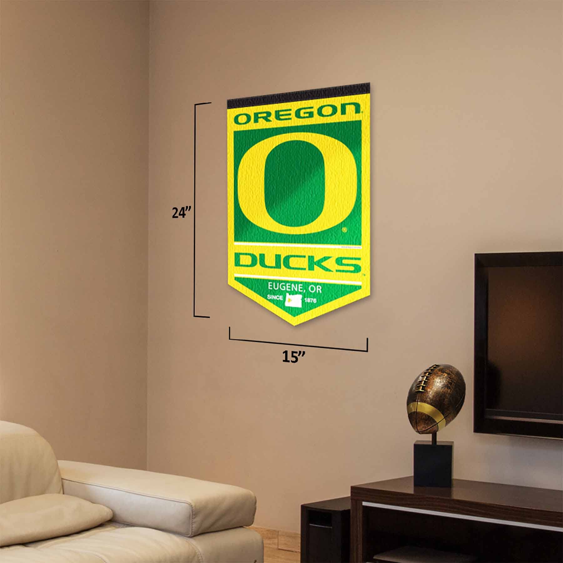 College Flags & Banners Co. Oregon Heritage History Banner Pennant - Sports Collectibles, Sports Memorabilia, Sports Fan Shop, Sports Gifts