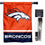 WinCraft Broncos Banner House Flag and 5 Foot Flagpole Set - Sports Collectibles, Sports Memorabilia, Sports Fan Shop, Sports Gifts