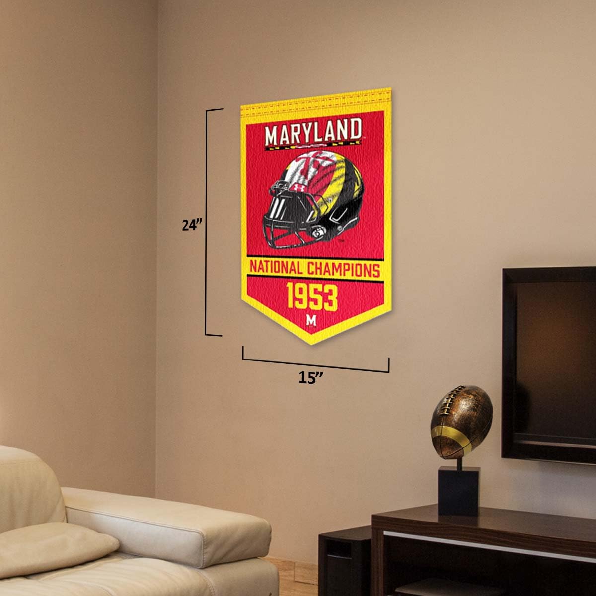 Maryland Terrapins Football National Champions Banner - Sports Collectibles, Sports Memorabilia, Sports Fan Shop, Sports Gifts
