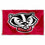 UW Wisconsin Bucky Badger Banner Flag - Sports Collectibles, Sports Memorabilia, Sports Fan Shop, Sports Gifts