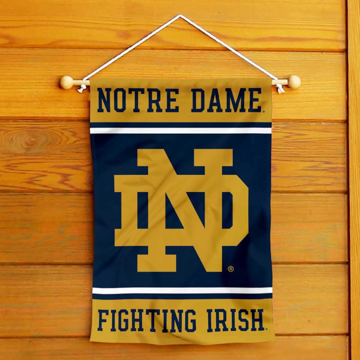 WinCraft Irish ND Logo Garden Banner Flag - Sports Collectibles, Sports Memorabilia, Sports Fan Shop, Sports Gifts