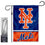 WinCraft Mets Garden Flag with Stand Holder Flagpole - Sports Collectibles, Sports Memorabilia, Sports Fan Shop, Sports Gifts
