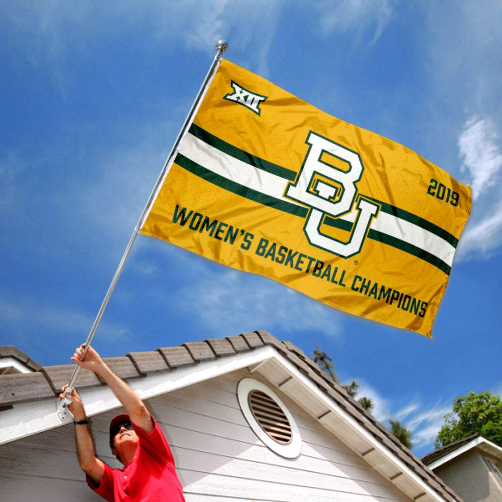 College Flags & Banners Co. Baylor Bears Womens Basketball Big 12 Conference Champions Flag - Sports Collectibles, Sports Memorabilia, Sports Fan Shop, Sports Gifts