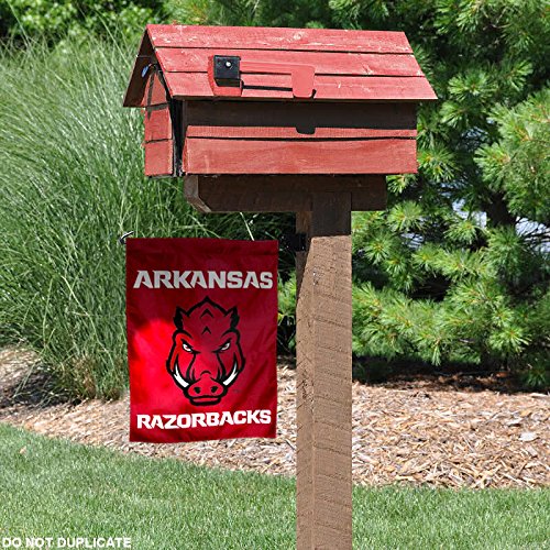 College Flags & Banners Co. Arkansas Razorbacks Garden Flag - Sports Collectibles, Sports Memorabilia, Sports Fan Shop, Sports Gifts
