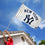 New York Yankees Vintage Pinstripes Banner and Tapestry Wall Tack Pads - Sports Collectibles, Sports Memorabilia, Sports Fan Shop, Sports Gifts