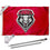 College Flags & Banners Co. University of New Mexico UNM Flag and Pole Bracket Mount Bundle - Sports Collectibles, Sports Memorabilia, Sports Fan Shop, Sports Gifts