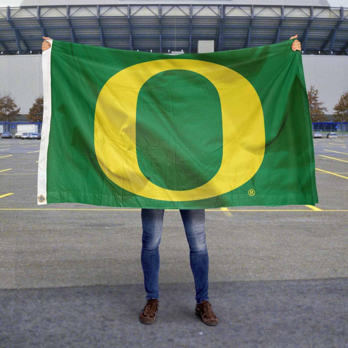 WinCraft Oregon Green 3x5 Banner Flag - Sports Collectibles, Sports Memorabilia, Sports Fan Shop, Sports Gifts
