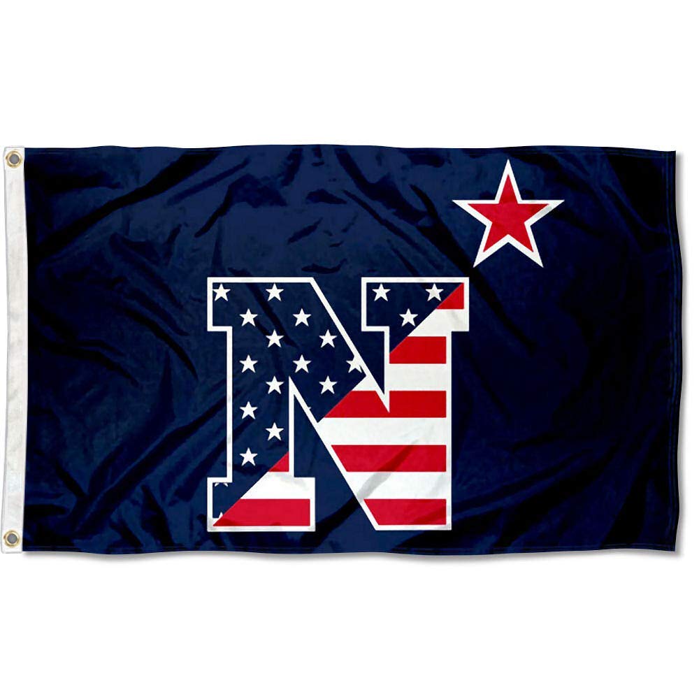 College Flags & Banners Co. US Navy Patriotic Logo Flag and USA 3x5 Flag Set - Sports Collectibles, Sports Memorabilia, Sports Fan Shop, Sports Gifts