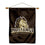 Southwest Minnesota State Mustangs Logo Double Sided House Flag and Wood Banner Pole Set - Sports Collectibles, Sports Memorabilia, Sports Fan Shop, Sports Gifts