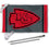 WinCraft Kansas City Chiefs Black Flag Pole and Bracket Mount Kit - Sports Collectibles, Sports Memorabilia, Sports Fan Shop, Sports Gifts