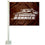 College Flags & Banners Co. St. Bonaventure Bonnies Car Flag - Sports Collectibles, Sports Memorabilia, Sports Fan Shop, Sports Gifts