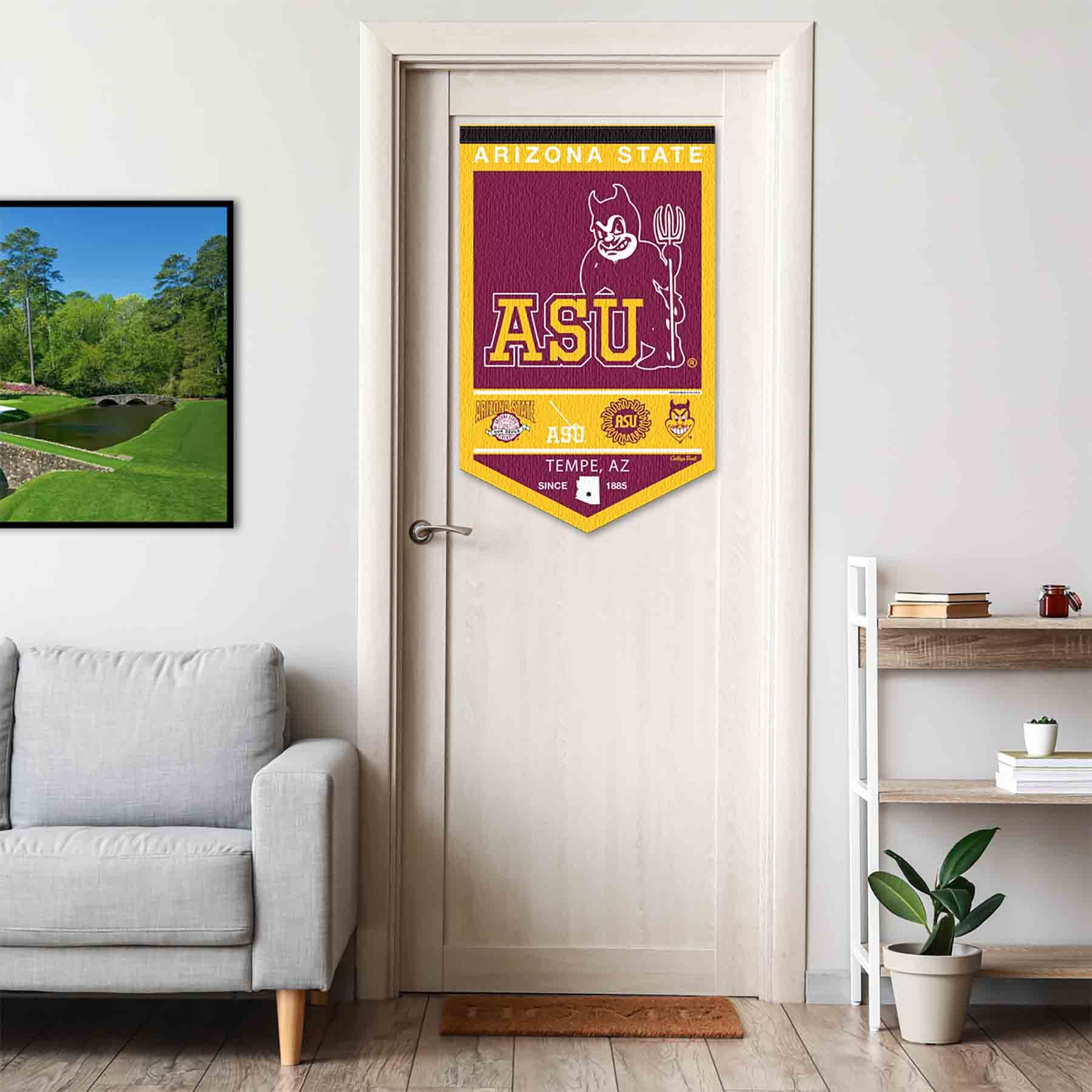 College Flags & Banners Co. Arizona State Sun Devils Heritage History Banner Pennant - Sports Collectibles, Sports Memorabilia, Sports Fan Shop, Sports Gifts