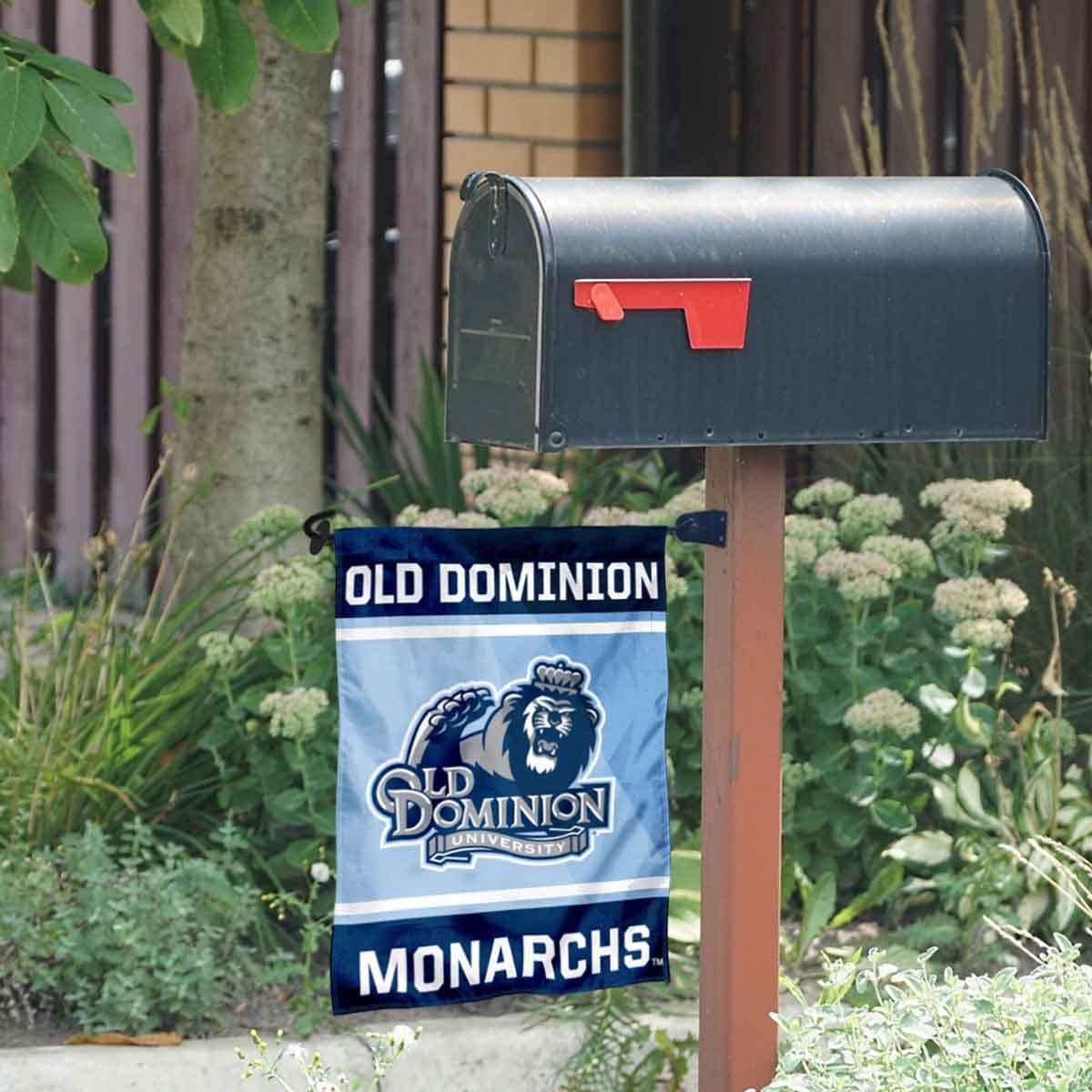College Flags & Banners Co. Old Dominion Monarchs Garden Flag and Mailbox Post Pole Mount Holder Set - Sports Collectibles, Sports Memorabilia, Sports Fan Shop, Sports Gifts
