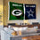 WinCraft Packers and Cowboys House Divided Flag Rivalry Banner - Sports Collectibles, Sports Memorabilia, Sports Fan Shop, Sports Gifts
