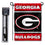 College Flags & Banners Co. Georgia Bulldogs Garden Flag with Stand Holder - Sports Collectibles, Sports Memorabilia, Sports Fan Shop, Sports Gifts