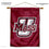 College Flags & Banners Co. UMass Minutemen Logo House Flag and Wood Banner Pole Set - Sports Collectibles, Sports Memorabilia, Sports Fan Shop, Sports Gifts