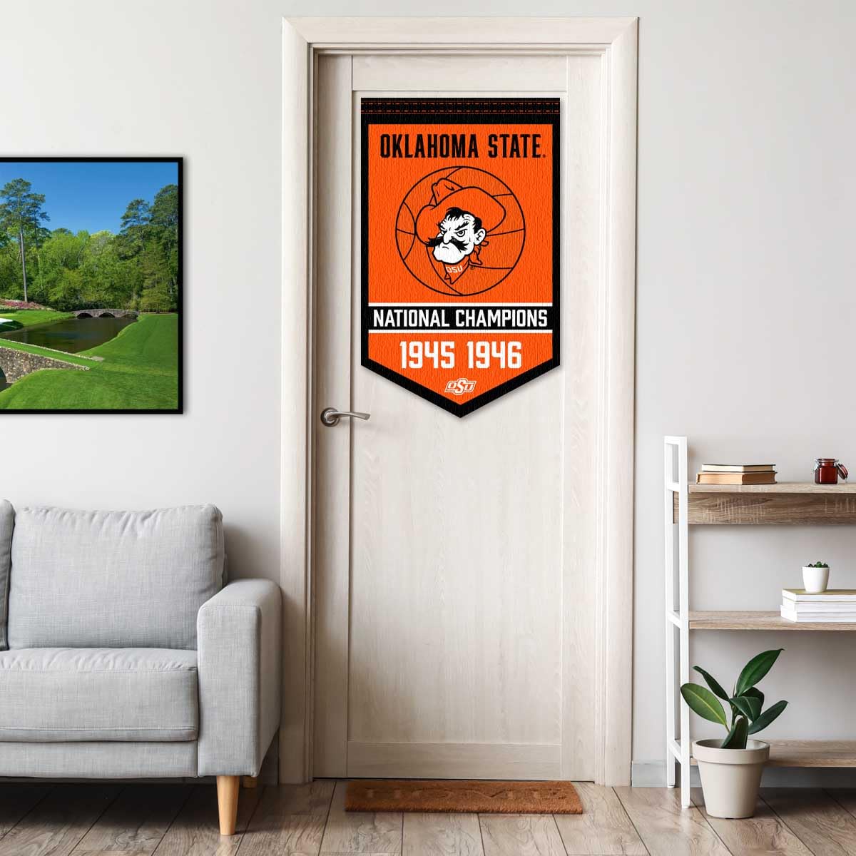 Oklahoma State Cowboys Basketball National Champions Banner - Sports Collectibles, Sports Memorabilia, Sports Fan Shop, Sports Gifts