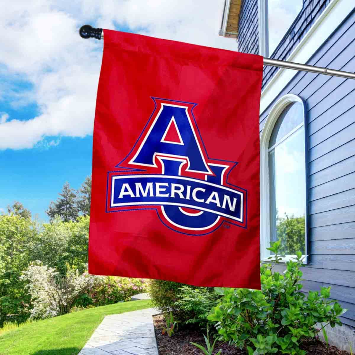 AU Eagles Banner Flag with Flag Pole Set - Sports Collectibles, Sports Memorabilia, Sports Fan Shop, Sports Gifts