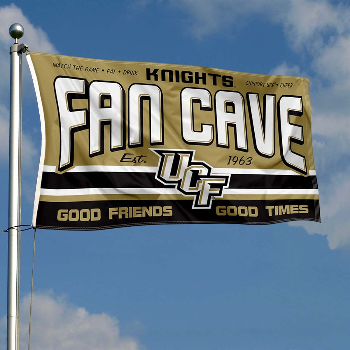 Central Florida Knights Fan Man Cave Banner Flag - Sports Collectibles, Sports Memorabilia, Sports Fan Shop, Sports Gifts