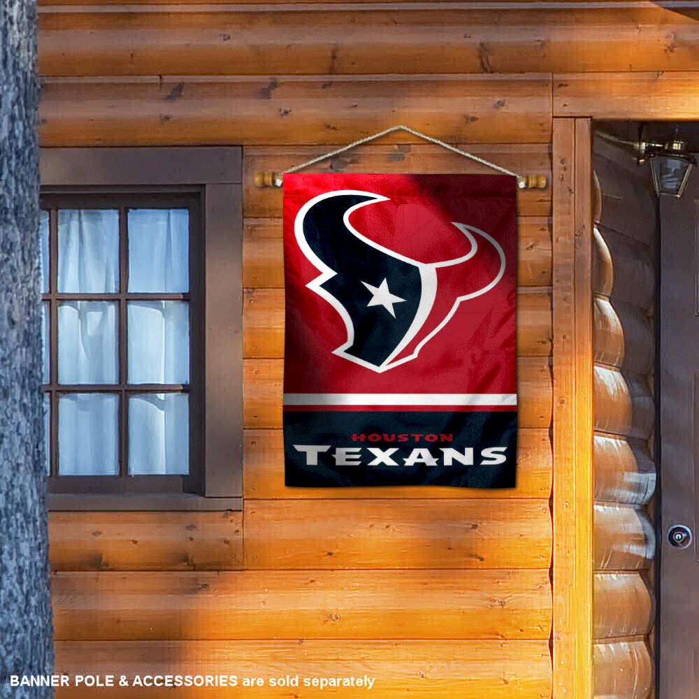 WinCraft Houston Texans Two Sided House Flag - Sports Collectibles, Sports Memorabilia, Sports Fan Shop, Sports Gifts