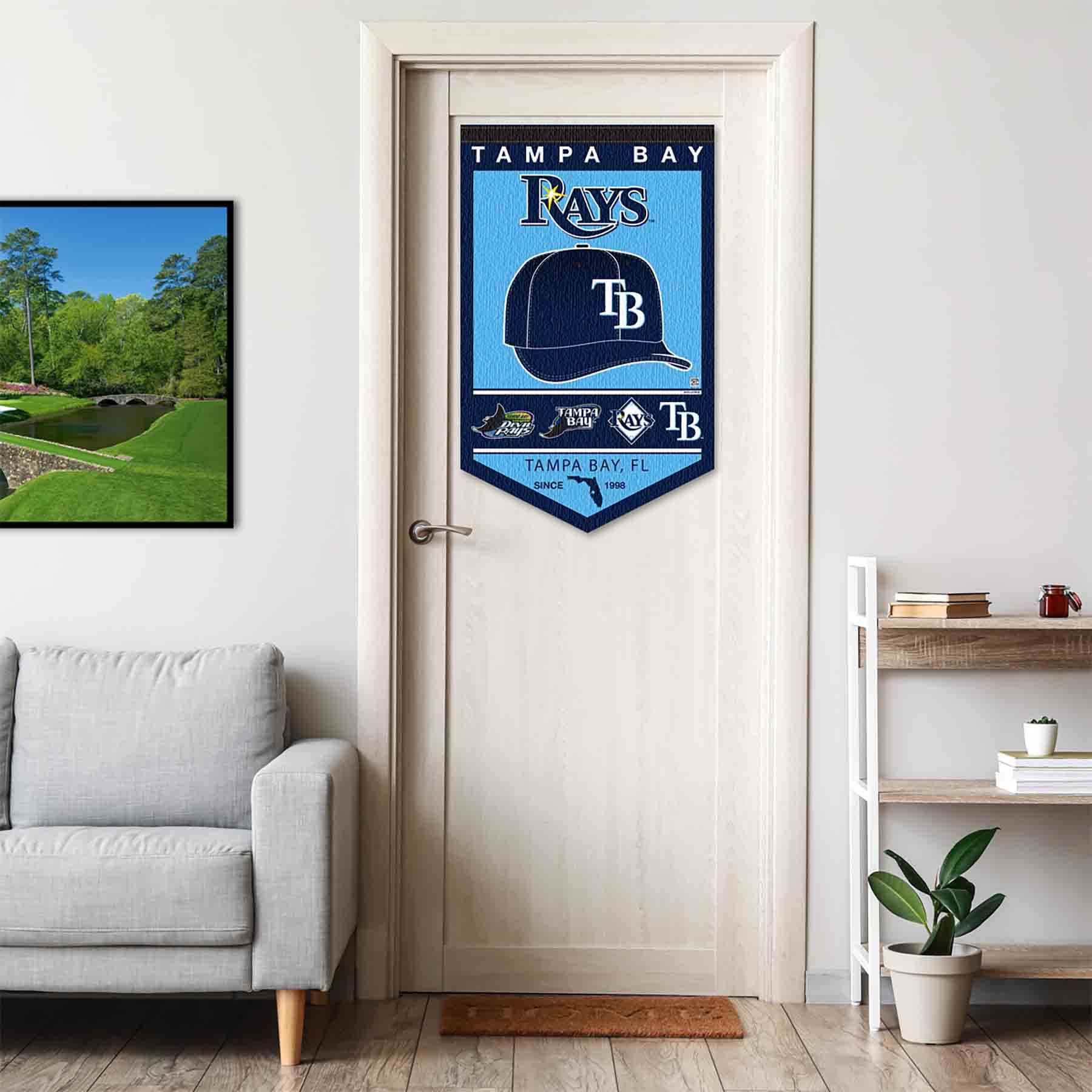 WinCraft Tampa Bay Rays Heritage History Banner Pennant - Sports Collectibles, Sports Memorabilia, Sports Fan Shop, Sports Gifts