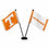 WinCraft Tennessee Volunteers Desk and Table Top Flags - Sports Collectibles, Sports Memorabilia, Sports Fan Shop, Sports Gifts