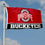 College Flags & Banners Co. OSU Buckeyes Double and Two Sided Flag - Sports Collectibles, Sports Memorabilia, Sports Fan Shop, Sports Gifts