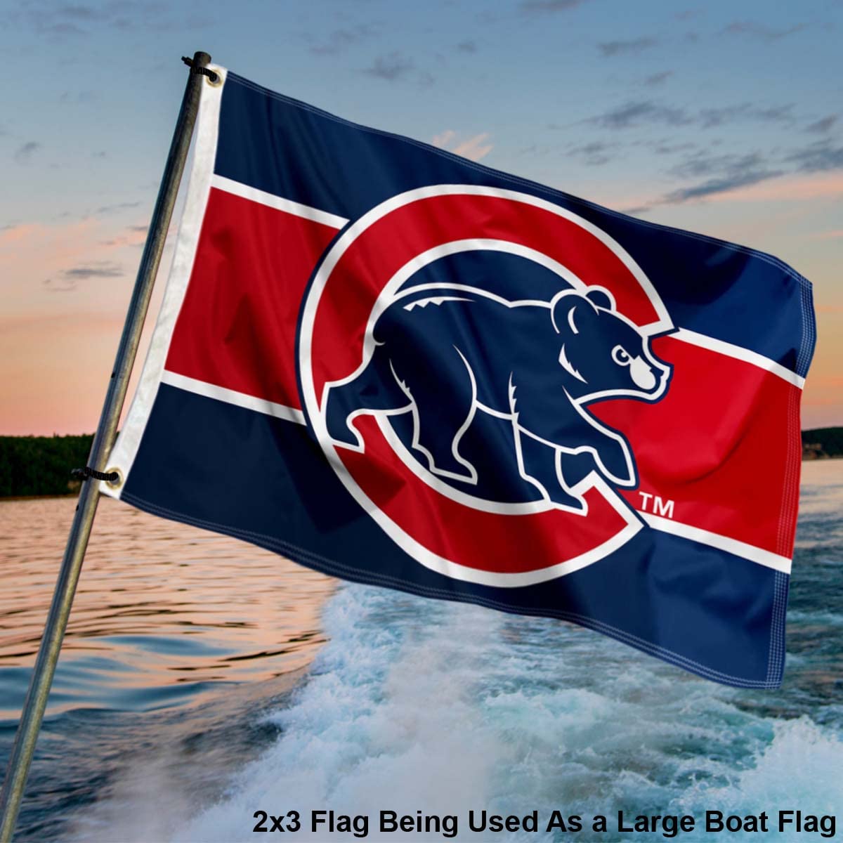 WinCraft Chicago Baseball 2x3 Foot Small Flag - Sports Collectibles, Sports Memorabilia, Sports Fan Shop, Sports Gifts