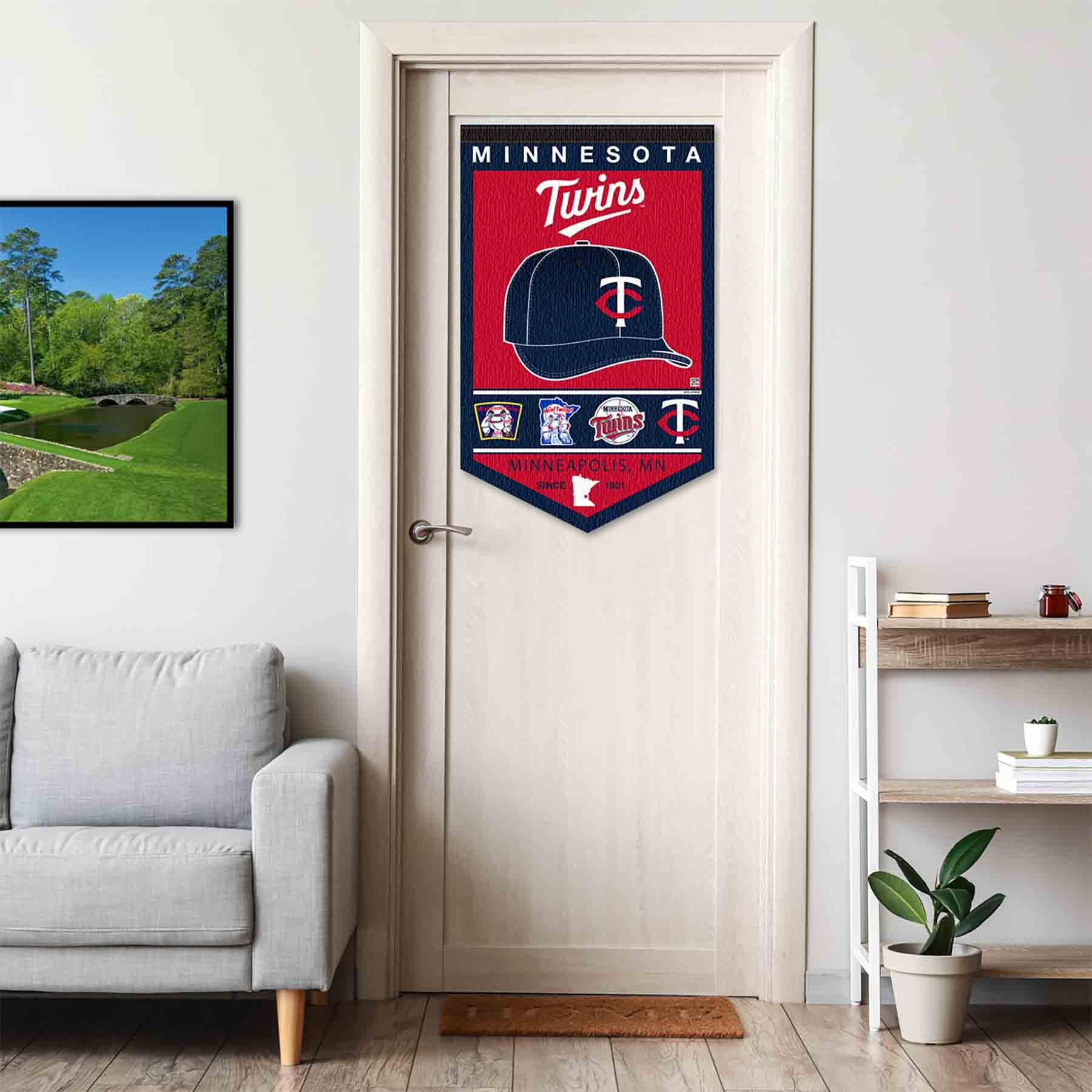 WinCraft Minnesota Twins Heritage History Banner Pennant - Sports Collectibles, Sports Memorabilia, Sports Fan Shop, Sports Gifts