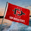 San Diego State Aztecs Small 2'x3' Flag and USA 3x5 Flag Set - Sports Collectibles, Sports Memorabilia, Sports Fan Shop, Sports Gifts
