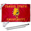 College Flags & Banners Co. Ferris State University Flag and Pole Bracket Mount Bundle - Sports Collectibles, Sports Memorabilia, Sports Fan Shop, Sports Gifts