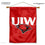 College Flags & Banners Co. Incarnate Word Cardinals Logo Double Sided House Flag and Wood Banner Pole Set - Sports Collectibles, Sports Memorabilia, Sports Fan Shop, Sports Gifts