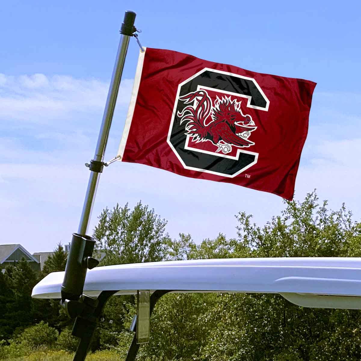 College Flags & Banners Co. South Carolina Golf Cart and Boat Flag - Sports Collectibles, Sports Memorabilia, Sports Fan Shop, Sports Gifts