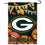 WinCraft Green Bay Packers Fall Leaves Decorative Football Garden Flag Double Sided Banner - Sports Collectibles, Sports Memorabilia, Sports Fan Shop, Sports Gifts