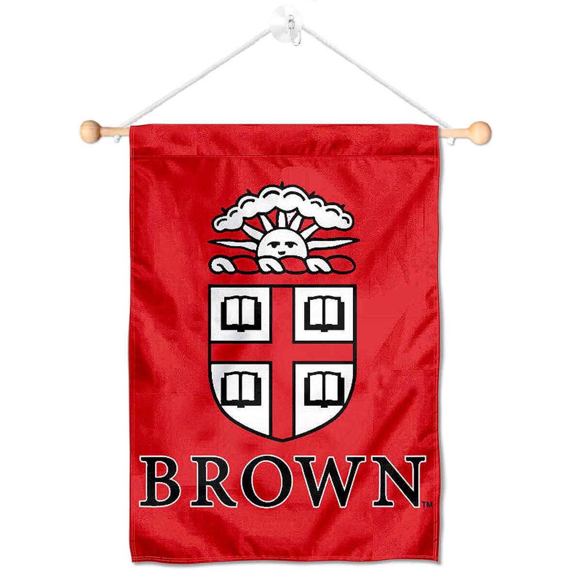 College Flags & Banners Co. Brown Bears Window Wall Banner Hanging Flag with Suction Cup - Sports Collectibles, Sports Memorabilia, Sports Fan Shop, Sports Gifts
