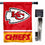 WinCraft Chiefs Banner House Flag and 5 Foot Flagpole Set - Sports Collectibles, Sports Memorabilia, Sports Fan Shop, Sports Gifts