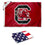 USC Gamecocks Small 2'x3' Flag and USA 3x5 Flag Set - Sports Collectibles, Sports Memorabilia, Sports Fan Shop, Sports Gifts