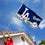 WinCraft Los Angeles Dodgers Logo Insignia 3x5 Foot Grommet Banner Flag - Sports Collectibles, Sports Memorabilia, Sports Fan Shop, Sports Gifts