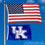 College Flags & Banners Co. Kentucky Wildcats Small 2x3 Foot Flag - Sports Collectibles, Sports Memorabilia, Sports Fan Shop, Sports Gifts