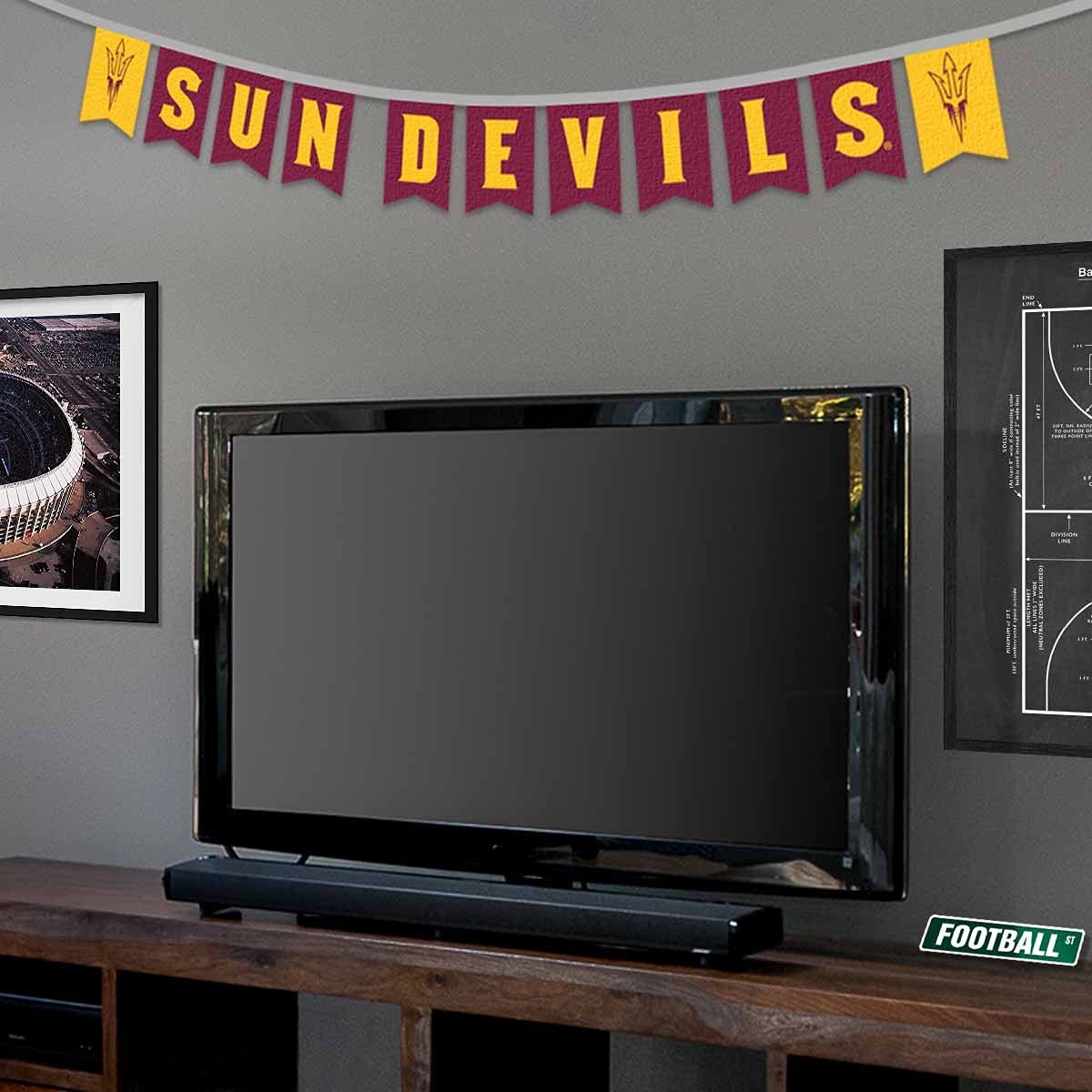 Arizona State Sun Devils Banner String Pennant Flags - Sports Collectibles, Sports Memorabilia, Sports Fan Shop, Sports Gifts