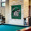 Northeastern State Riverhawks House Flag and Wood Banner Pole Set - Sports Collectibles, Sports Memorabilia, Sports Fan Shop, Sports Gifts