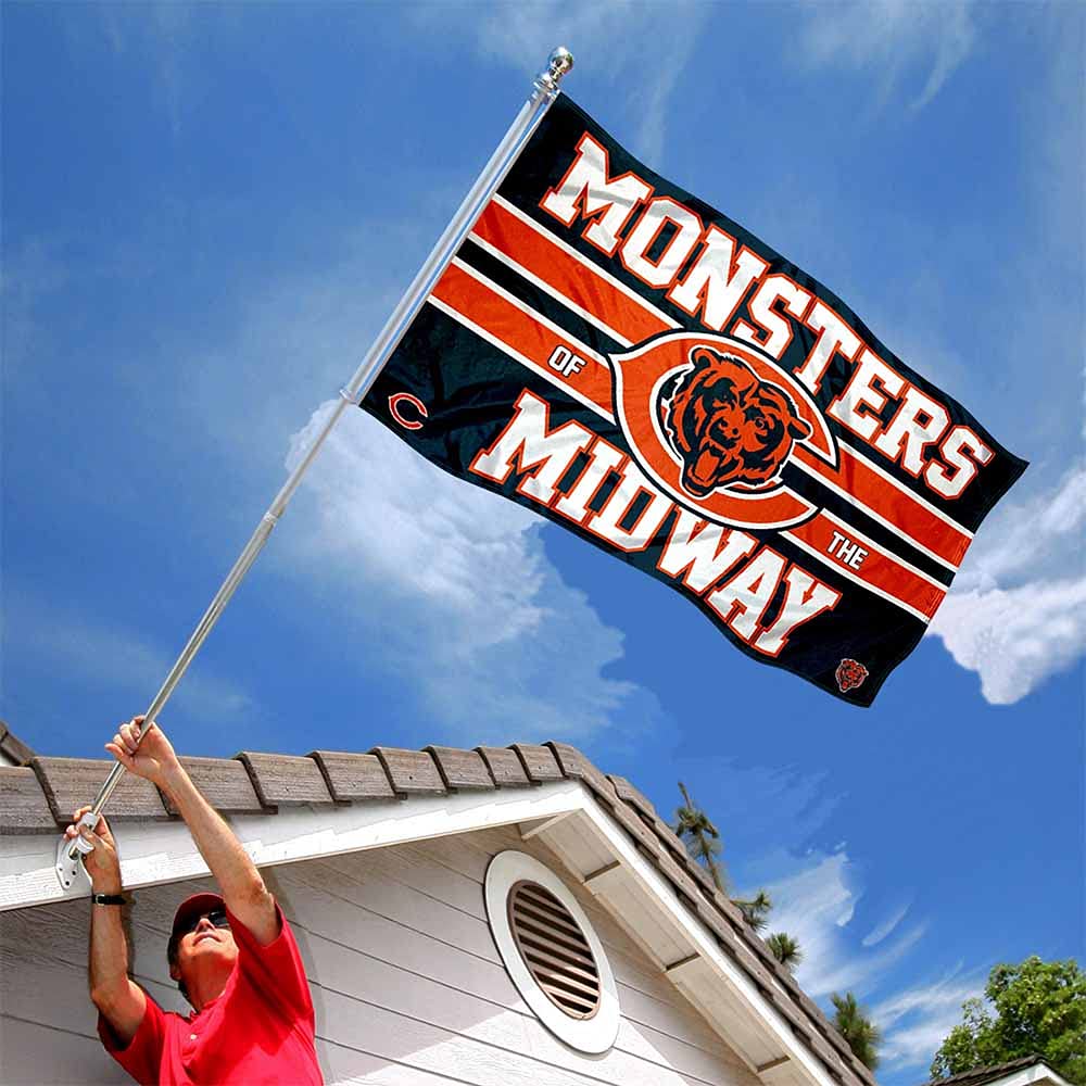 Chicago Bears Monsters of The Midway Banner and Tapestry Wall Tack Pads - Sports Collectibles, Sports Memorabilia, Sports Fan Shop, Sports Gifts
