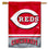 Cincinnati Reds Double Sided House Flag - Sports Collectibles, Sports Memorabilia, Sports Fan Shop, Sports Gifts