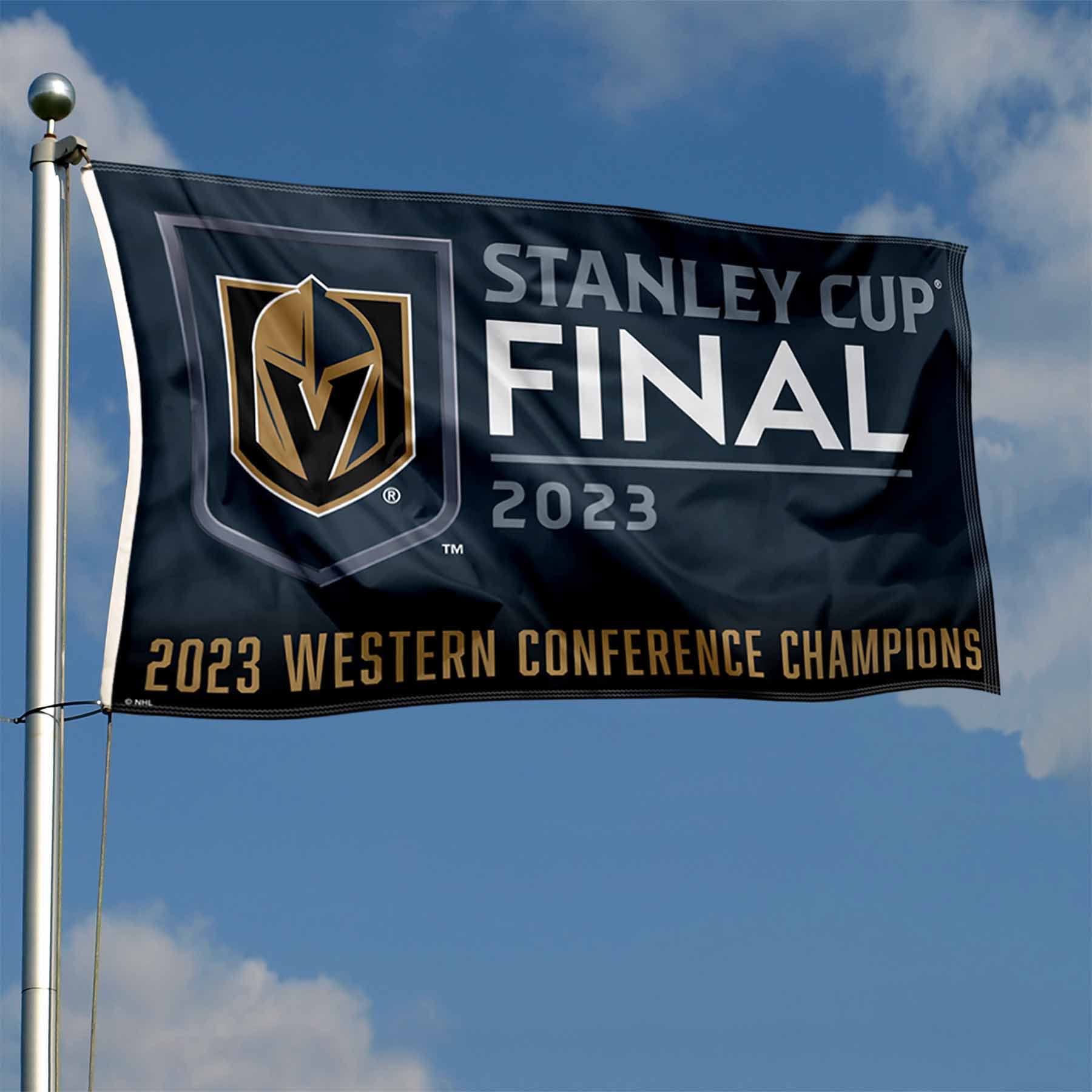 WinCraft Vegas Golden Knights 2023 Stanley Cup Finals Grommet Flag - Sports Collectibles, Sports Memorabilia, Sports Fan Shop, Sports Gifts