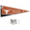 College Flags & Banners Co. Texas Longhorns Pennant Flag and Wall Tack Mount Pads - Sports Collectibles, Sports Memorabilia, Sports Fan Shop, Sports Gifts