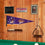 College Flags & Banners Co. Evansville Purple Aces Pennant Full Size Felt - Sports Collectibles, Sports Memorabilia, Sports Fan Shop, Sports Gifts