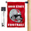Ohio State University Helmet Yard Flag and Mailbox Post Pole Mount Holder Set - Sports Collectibles, Sports Memorabilia, Sports Fan Shop, Sports Gifts