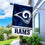 WinCraft Rams Banner House Flag and 5 Foot Flagpole Set - Sports Collectibles, Sports Memorabilia, Sports Fan Shop, Sports Gifts
